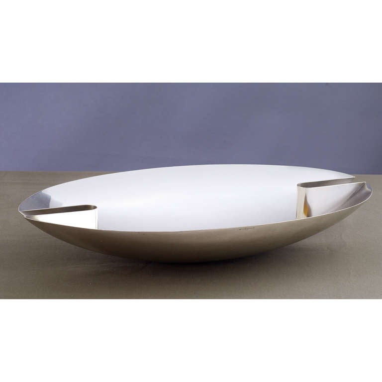 Italian Lino Sabattini Oval Bowl