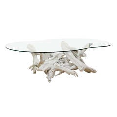 White Driftwood Coffee Table