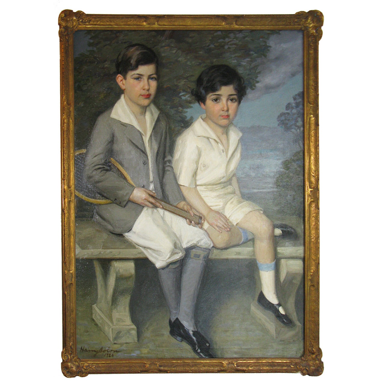 Portrait of Children Tennis Players