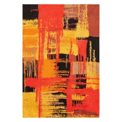 Vintage Swedish Rya Rug 10