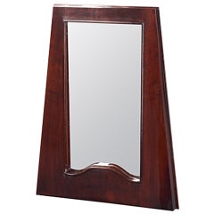 Set of Four Italian Stained Fruitwood Tapering Trapezoidal Mirrors 7