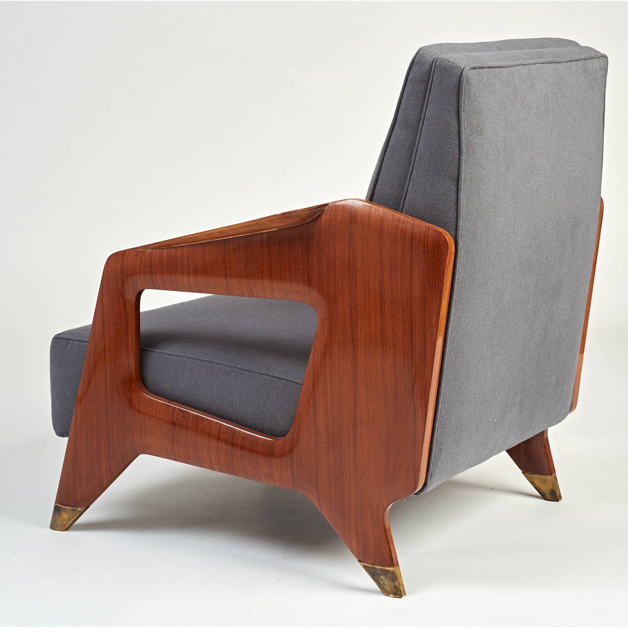 Mid-20th Century Italian Modernist Armchair