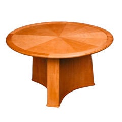 Sycamore Coffee Table Attributed to Maxime Old
