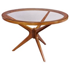 France, 1950s Lacquered Dining Table 2