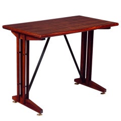 Rosewood Writing Table, Italy, 1950s 2