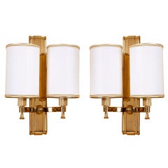 Maxime Old Pair Of Bronze Sconces