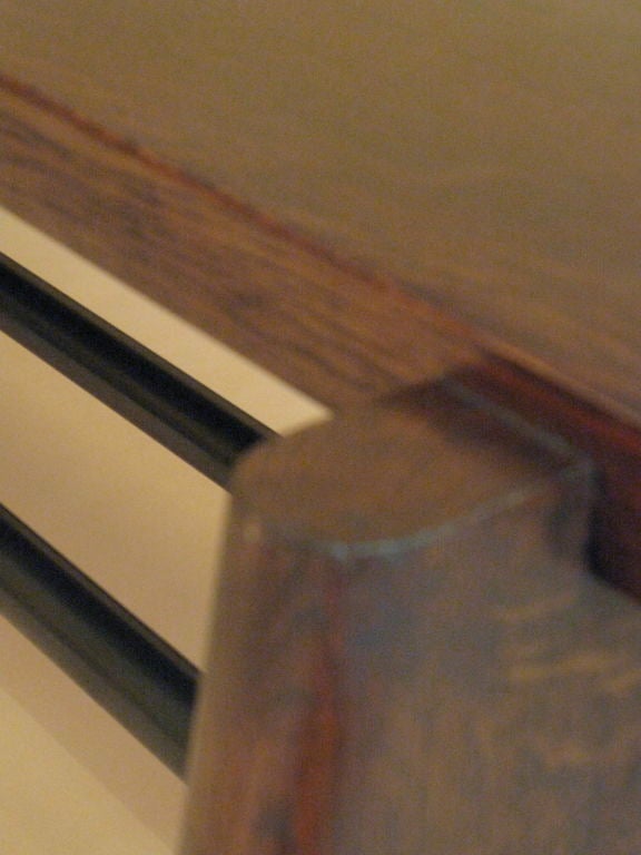 Tavolino lungo in Oak di Arts and Craft, anni '40 In condizioni buone in vendita a New York, NY