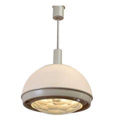 Modernist  Italian Glass Chandelier