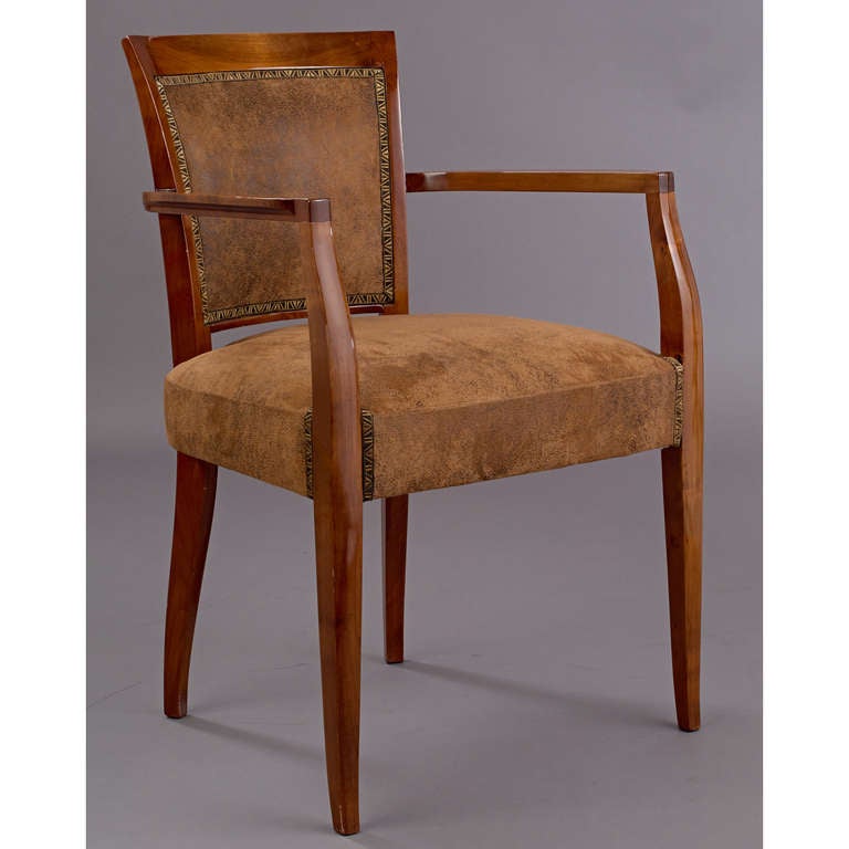 Pair of Armchairs by Andre Arbus In Excellent Condition In New York, NY