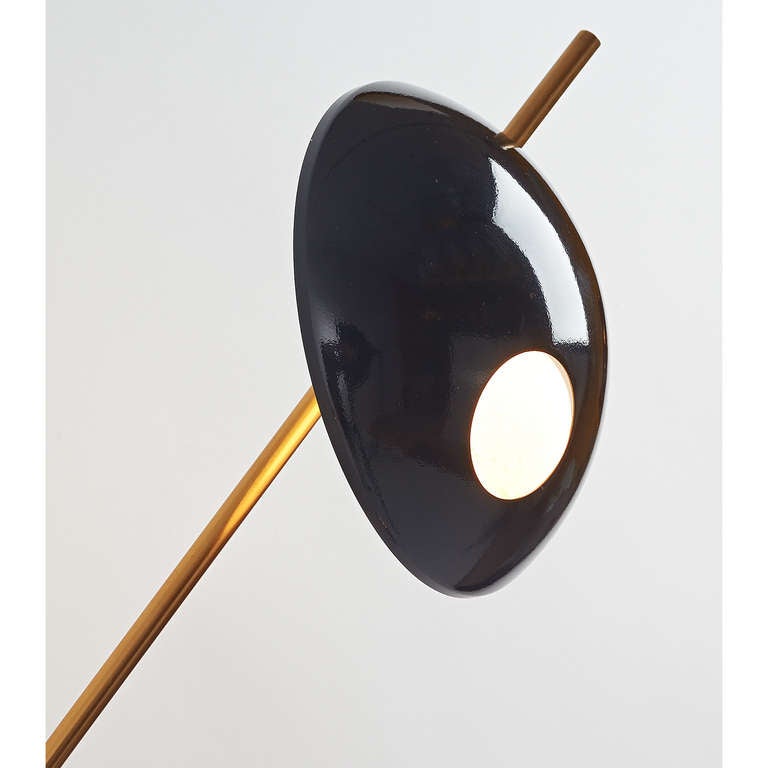 Stilnovo 1950s Asymmetrical Three-Branch Sconce In Excellent Condition In New York, NY
