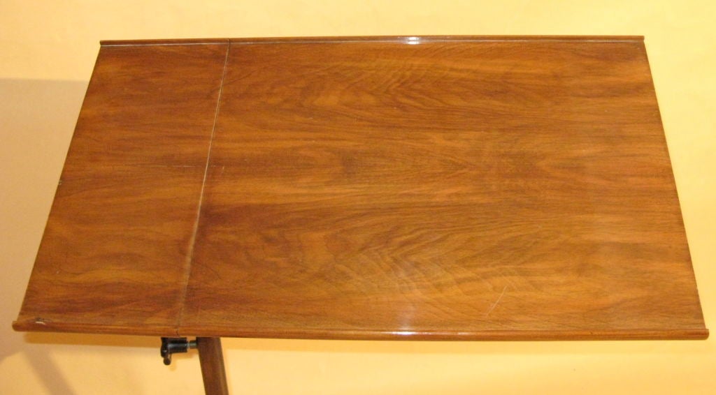 Swiss Adjusting Walnut Table by Suter Strehler, 1950s