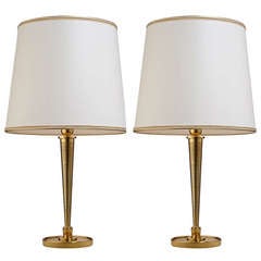 Pair of Bronze Lamps by Maurice Pre
