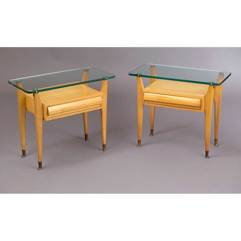 Pair of Italian 1950's Side Tables