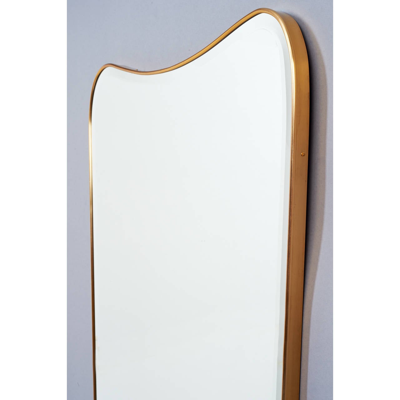 Mid-Century Modern Free Form Long Italian 1950s Mirror