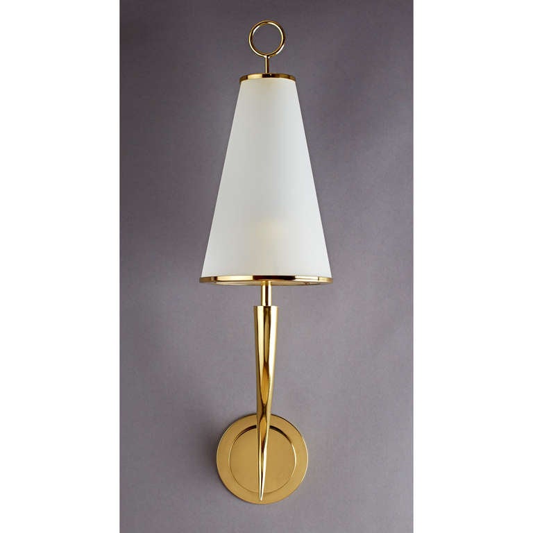 Pair of Roberto Rida Sconces In Excellent Condition In New York, NY