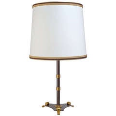 Genet Michon 1950's Bronze Table Lamp