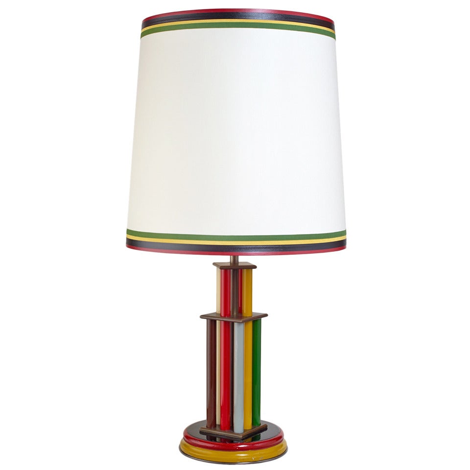 Extraordinary 1930s Italian Glass Lamp