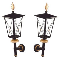 Important Pair of 1950s Wrought Iron Sconces by Gilbert Poillerat 10
