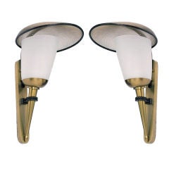 Pair of 1950's sconces by Caillat