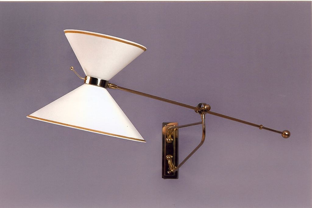 France 1950's Swing Arm Sconce