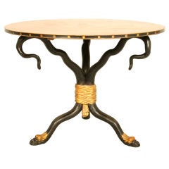 An Unusual German Neoclassical Center Table