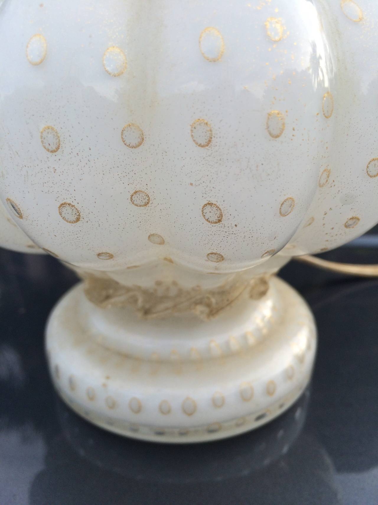 20th Century Petite Table Lamp by Barovier & Toso For Sale