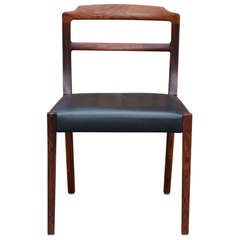 Set of Six (6) Rosewood Dining Chairs by Ole Wanscher