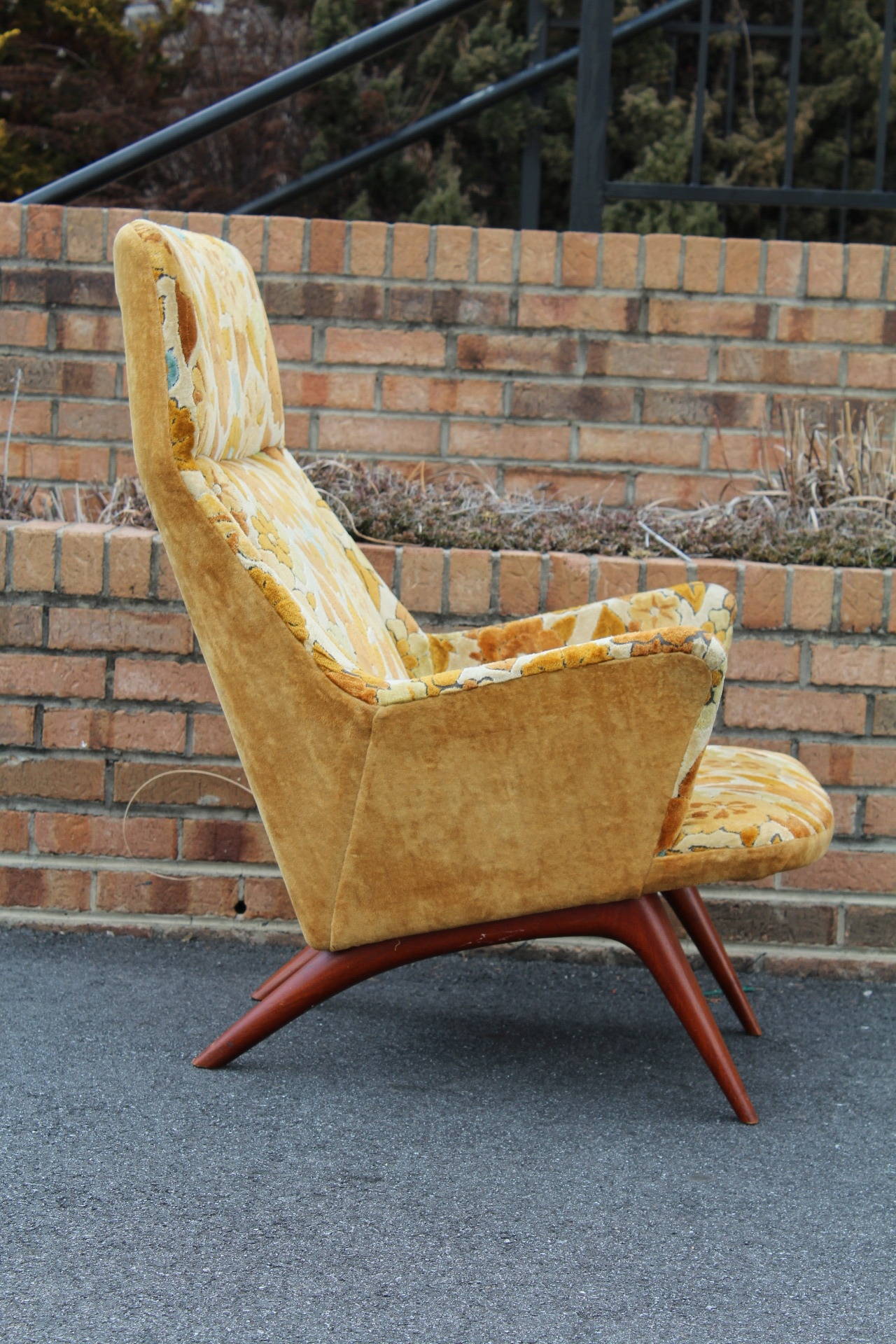 Scandinavian Modern Rare 1960s Scandinavian Teak Lounge Chair