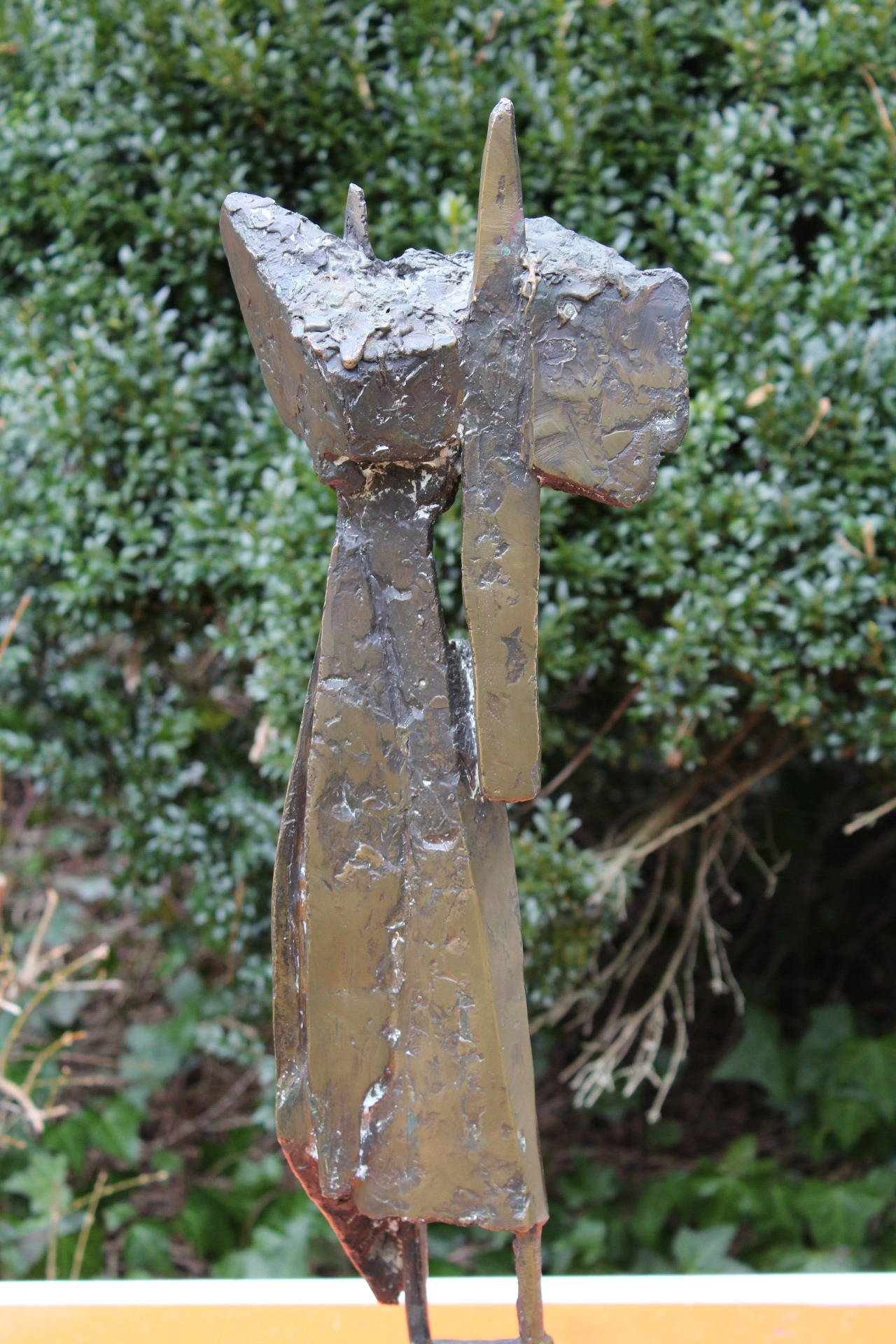 Modern Abstract Brutalist Bronze Sculpture 2