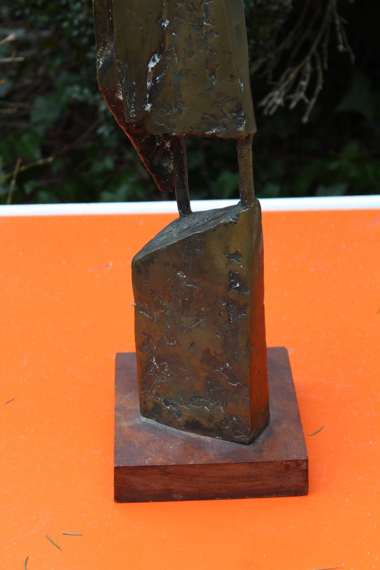 Modern Abstract Brutalist Bronze Sculpture 3