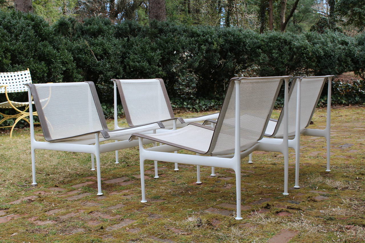 Set of Four Lounge Chairs by Richard Schultz 1