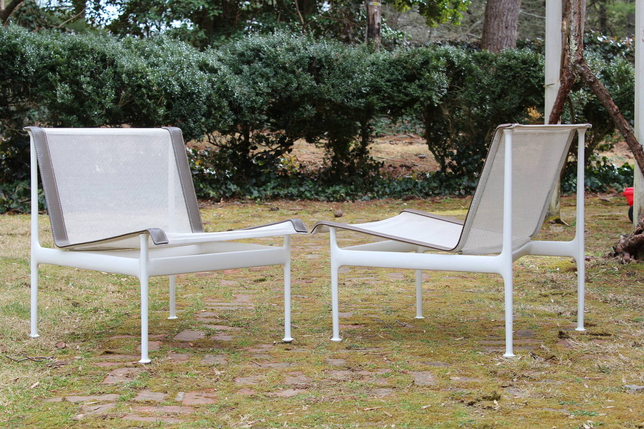 Set of Four Lounge Chairs by Richard Schultz In Excellent Condition In Asheville, NC