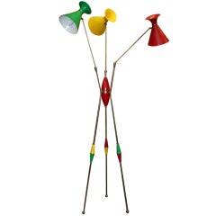 1960's Italian Articulating Floor Lamp