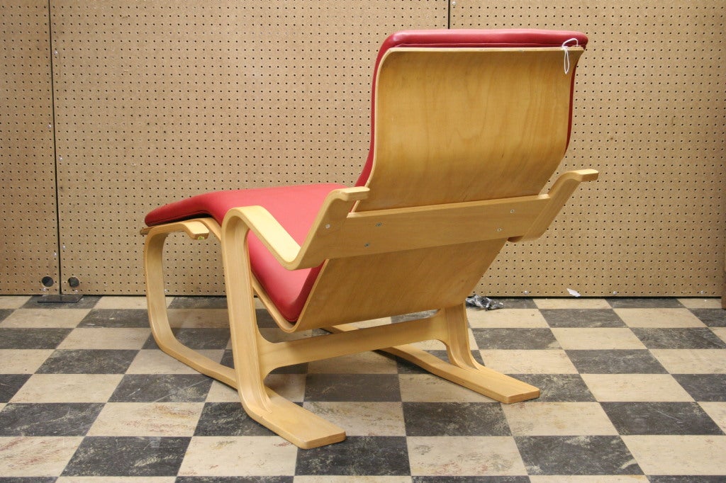Leather The Reclining Chair by Marcel Breuer