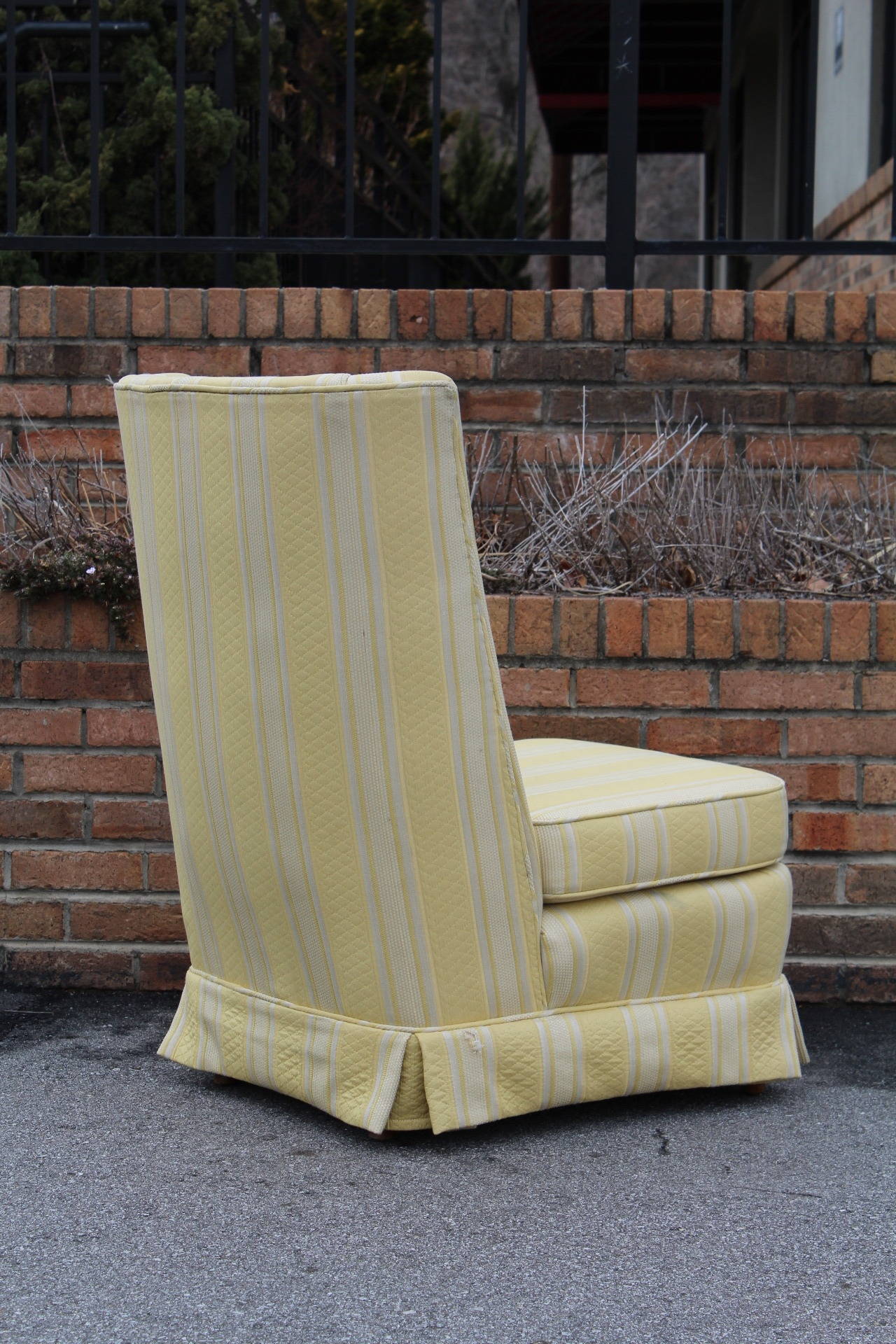 American 1940s Slipper Chair by Paul Laszlo For Sale