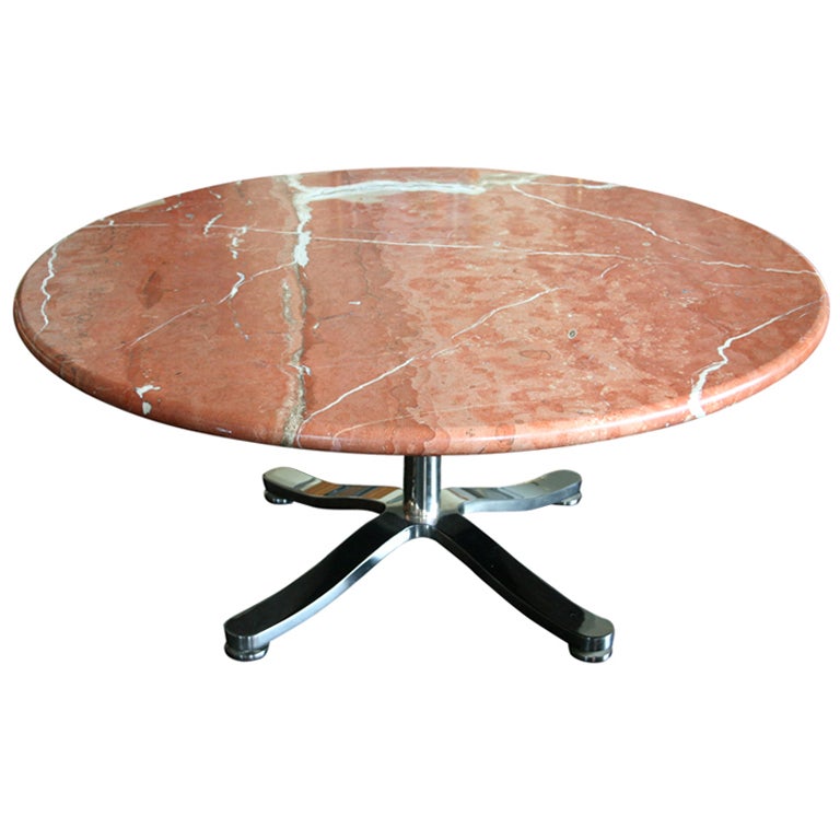 A Marble Cocktail Table by Nicos Zographos For Sale