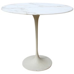 Eero Saarinen Marble Top Tulip Side Table Eero Saarinen Marble Top Tulip Side Table