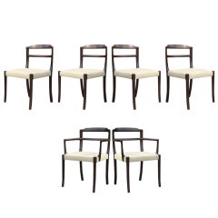 Set of Six Dining Chairs by Ole Wanscher