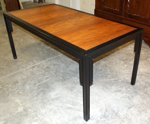 A Teak and Ebony Table by Michael Taylor for Baker Furniture For Sale 2