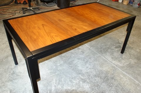 A Teak and Ebony Table by Michael Taylor for Baker Furniture For Sale 3
