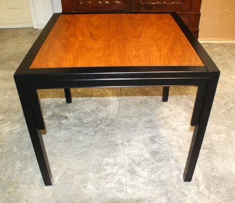 A Teak and Ebony Table by Michael Taylor for Baker Furniture For Sale 5