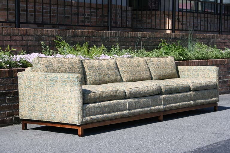 Mid-Century Modern A Custom 9' Sofa by T.H. Robsjohn-Gibbings