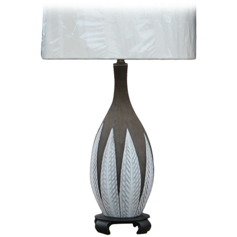 A Paprika Table Lamp by Upsala Ekeby For Sale