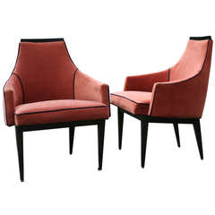Pair of Armchairs Attributed to Harvey Probber