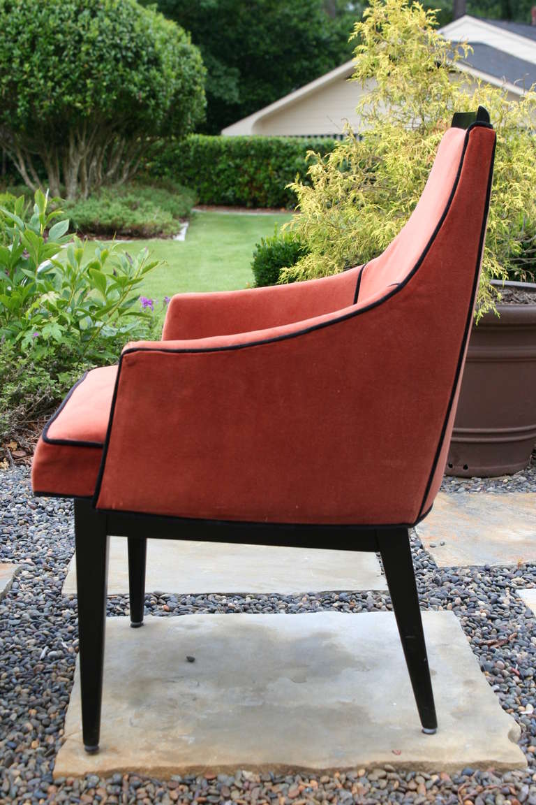 Mid-Century Modern Pair of Armchairs Attributed to Harvey Probber