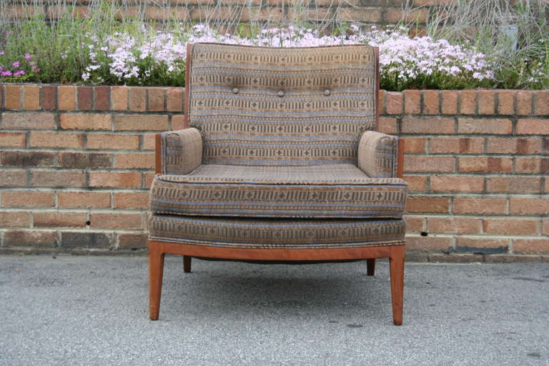Pair of Walnut Lounge Chairs by Erwin-Lambeth, John Stuart 2