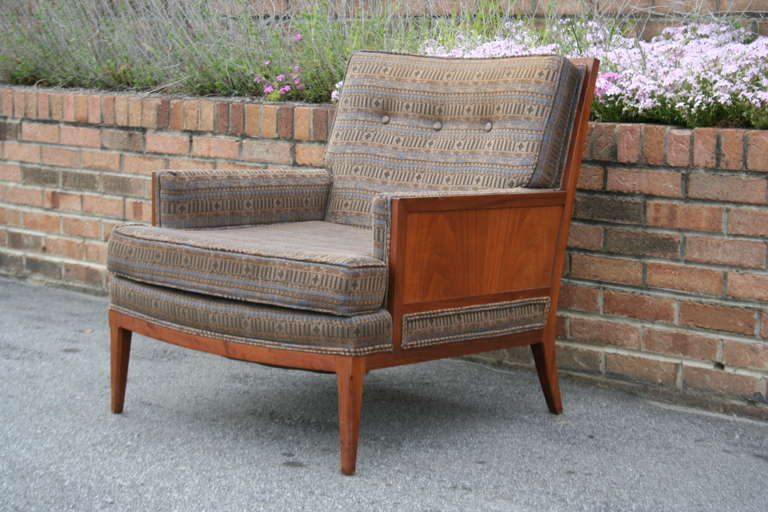 Pair of Walnut Lounge Chairs by Erwin-Lambeth, John Stuart 3