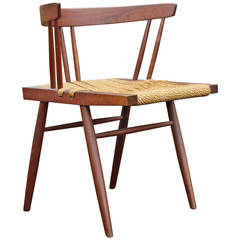 Grass-Seated Chair by George Nakashima