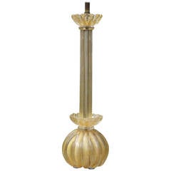 Barovier Italian Glass Table Lamp