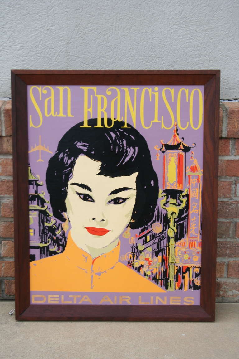 American A Vintage San Francisco Travel Poster For Sale